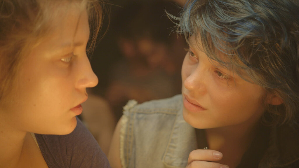 best lesbian movies on Netflix - blue is the warmest color